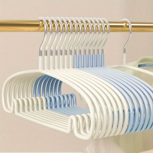 Semi-circular Non-slip Rubber Tip Hanger for Coats, Sweaters, Pants - Household Wardrobe Finishing Accessories|uniform Appearance|anti-slip Function, Garment Hooks