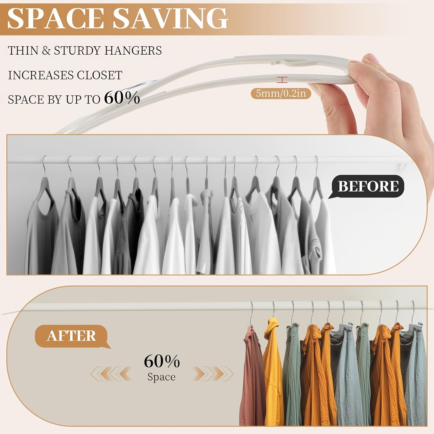 10pcs/20pcs Upgraded Plastic White Short-Neck 1pc Molded Hangers, Non-Slip Space-Saving Hangers with 360-Degree Swivel Hooks, Suitable for Clothes, Smooth, Ideal for Spring and Summer Clothing Storage and Organization—Perfect for Bedrooms