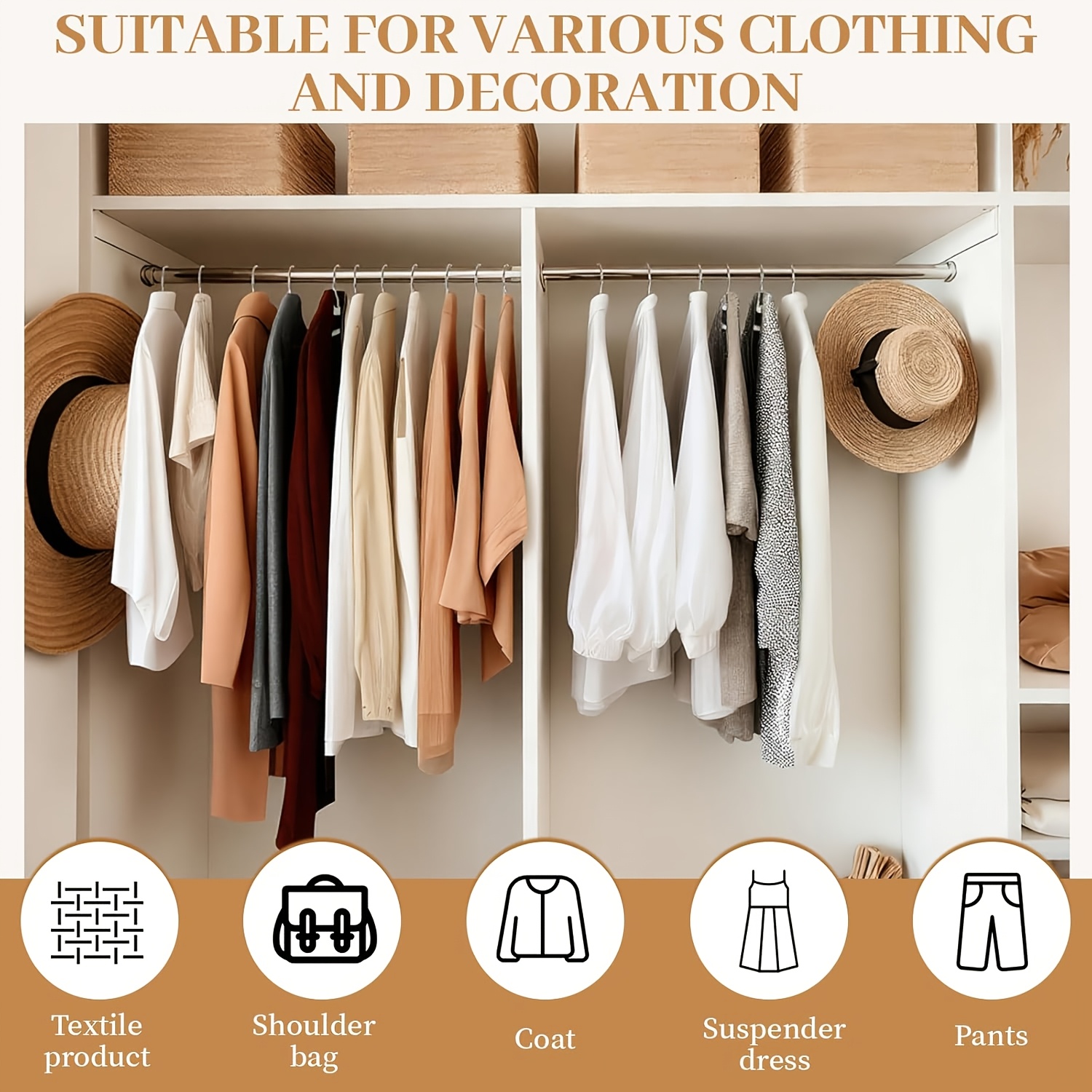 10pcs/20pcs Upgraded Plastic White Short-Neck 1pc Molded Hangers, Non-Slip Space-Saving Hangers with 360-Degree Swivel Hooks, Suitable for Clothes, Smooth, Ideal for Spring and Summer Clothing Storage and Organization—Perfect for Bedrooms - Image 4
